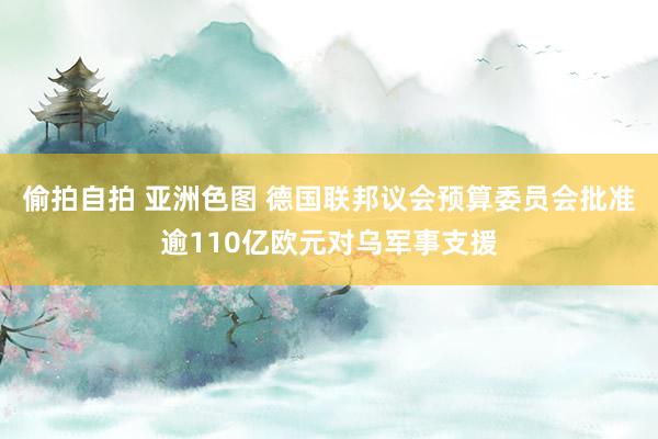 偷拍自拍 亚洲色图 德国联邦议会预算委员会批准逾110亿欧元对乌军事支援