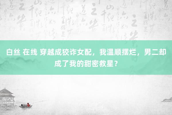 白丝 在线 穿越成狡诈女配，我温顺摆烂，男二却成了我的甜密救星？