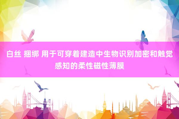 白丝 捆绑 用于可穿着建造中生物识别加密和触觉感知的柔性磁性薄膜