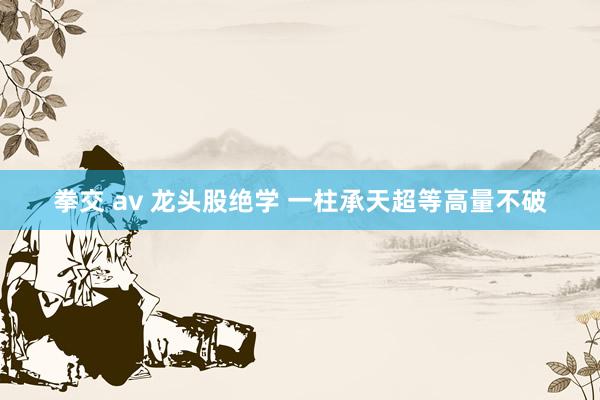 拳交 av 龙头股绝学 一柱承天超等高量不破